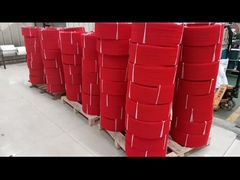 Czerwony kolor poliuretanu PU Super Grip Pas twardość 90A Cusotm Długość