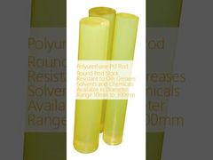 Pręt z poliuretanu PU Okrągły pręt Odporny na oleje, smary, rozpuszczalniki i chemikalia Dostępne w zakresie średnic od 10 mm do 300 mm