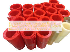 Trwałe arkusze PU o niestandardowej grubości Rolka z poliuretanu odpowiednia do uszczelek, łożysk i zastosowań przemysłowych