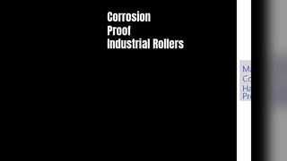 Wytrzymałe rolki PU odporne na korozję