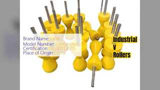 Wytrzymałość przemysłowa rolek poliuretanowych V