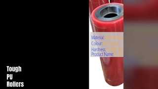 Niestandardowe rolki powlekane PU o twardości Shore'a 95A